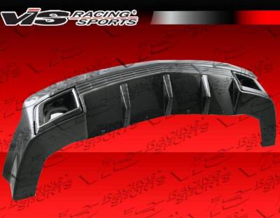 2010-2013 Chevrolet Camaro Sx Carbon Rear Lip With Dry Carbon Exhaust Molding