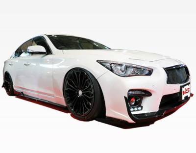 VIS Racing - 2014-2017 Infiniti Q50 4Dr Battle Z Style Full Kit - Image 4