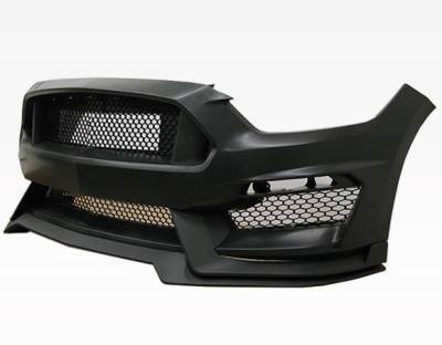 VIS Racing - 2015-2017 Ford Mustang GT350 Style Front Bumper Conversion Polypropylene - Image 5
