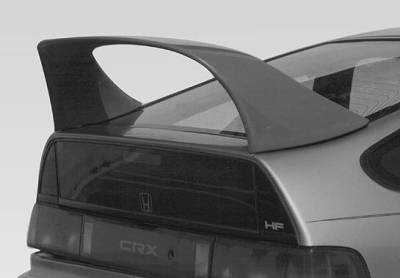 1988-1991 Honda Crx Super Style Wing With Light