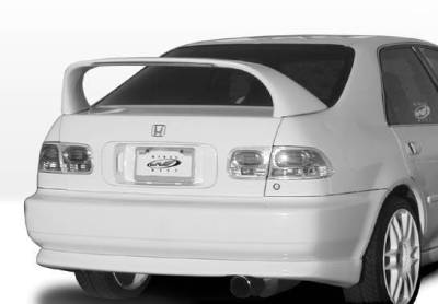 1992-1995 Honda Civic 4Dr Super Style Wing With Light
