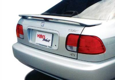 1996-2000 Honda Civic 4Dr Factory Style Wing With Light