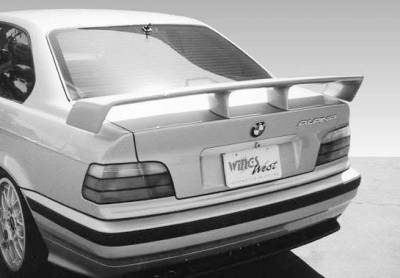 1992-1998 Bmw E36 2/4Dr Touring Style Wing With Light