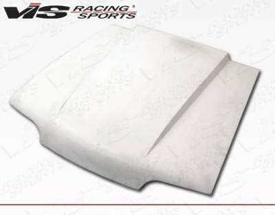 1987-1993 Ford Mustang 2Dr Cowl Induction Fiber Glass Hood