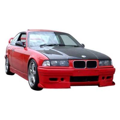 VIS Racing - 1992-1998 Bmw E36 2Dr/4Dr Euro Tech Front Bumper - Image 2