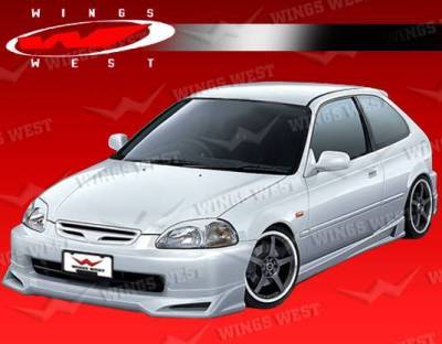 1996-1998 Honda Civic 2Dr/4Dr/Hb Jpc B Front Lip Polyurethane