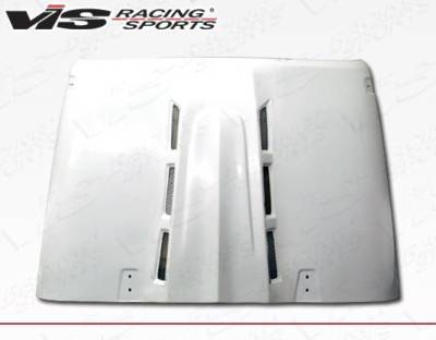 VIS Racing - 1997-2006 Jeep Wrangler Heat Extractor Fiberglass Hood - Image 2