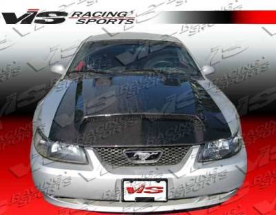 VIS Racing - 1999-2004 Ford Mustang 2Dr Gt 500 Fiber Glass Hood - Image 3