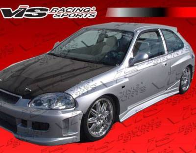 VIS Racing - 1999-2000 Honda Civic 2Dr Quest Widebody Full Kit - Image 2