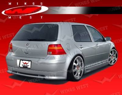 1999-2005 Volkswagen Golf 4 2Dr/4Dr Jpc Type B Rear Lip Polyurethane