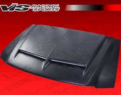 VIS Racing - 2000-2006 Ford Excursion 4Dr Fiber Glass Cowl Induction 2 Hood - Image 2