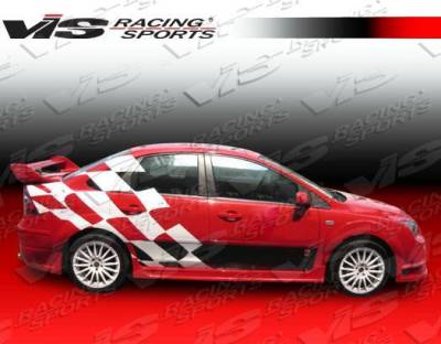 VIS Racing - 2000-2007 Ford Focus 4Dr Fuzion Side Skirts - Image 1