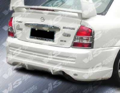VIS Racing - 2001-2003 Mazda Protege 4Dr Techno R Rear Add-On Lip - Image 1