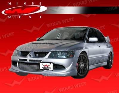 VIS Racing - 2003-2005 Mitsubishi Evo8 4Dr Invader Front Lip - Image 1
