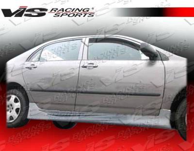 VIS Racing - 2003-2008 Toyota Corolla 4Dr Cyber Side Skirts - Image 1