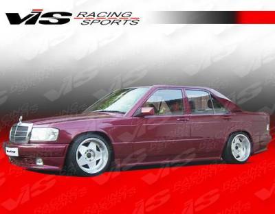 VIS Racing - 1984-1993 Mercedes C- Class W201 4Dr Euro Tech Side Skirts - Image 1