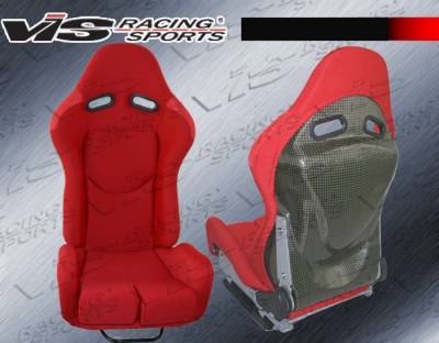 Universal Type Lms Kevlar Carbon Fiber Reclinable Racing Seat With Slider