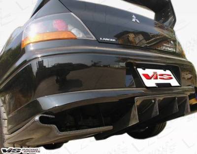 VIS Racing - Universal VRS 3 pieces Carbon Fiber Rear Diffuser - Image 1