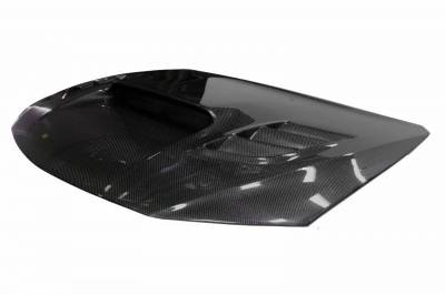 VIS Racing - Carbon Fiber Hood VS2 Style for Subaru WRX Hatchback & 4DR 08-14 - Image 3