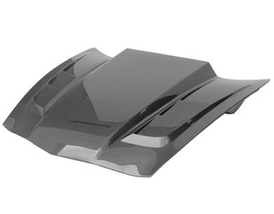 VIS Racing - Carbon Fiber Hood SCV Style for 2014-2019 Chevrolet Corvette - Image 1