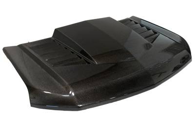 VIS Racing - Carbon Fiber Hood TMS Style for Chevrolet Silverado 1500 2019-2023 - Image 2