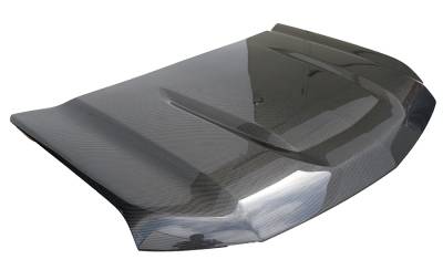 Carbon Fiber Hood OEM  Style for Chevrolet Silverado 1500  2DR/4DR  2019-2023