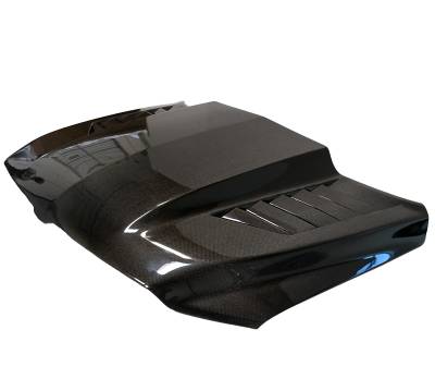 VIS Racing - Carbon Fiber Hood TMS Style for Dodge Ram 1500 2DR/4DR 2019-2023 - Image 2