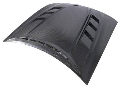 VIS Racing - Carbon Fiber Hood Terminator Style for 1999-2004 Ford Mustang - Image 3