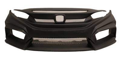 Front Bumper TMC Style for Honda Civic 2 & 4DR 2016-2021