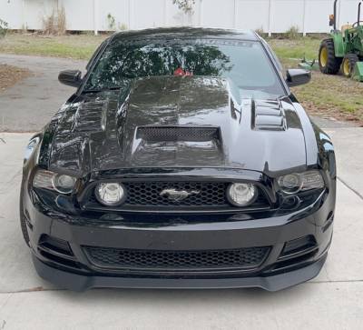 VIS Racing - Carbon Fiber Hood Terminator Style for Ford MUSTANG 2DR 2013-2014 - Image 5