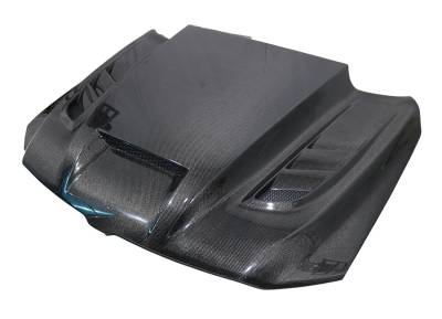VIS Racing - Carbon Fiber Hood VTM Style for Dodge Ram 1500 2DR/4DR 2019-2023 - Image 1