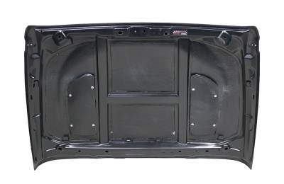 VIS Racing - Carbon Fiber Hood Rubicon Style for Jeep Wrangler JK 4DR 2007-2018 - Image 5