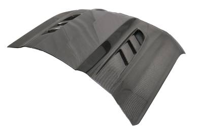 VIS Racing - Double Sided Carbon Fiber Hood VTM Style for Chevrolet Silverado 1500 2019-2023 - Image 3