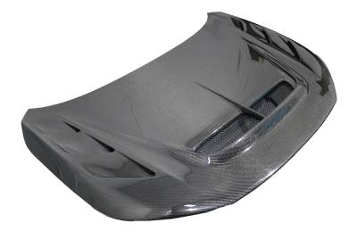 VIS Racing - Double Sided Carbon Fiber Hood AS 2 Style for Honda Civic FL5 Type R 2023-2024 - Image 1