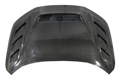 VIS Racing - Double Sided Carbon Fiber Hood AS 2 Style for Honda Civic FL5 Type R 2023-2024 - Image 3