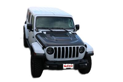 VIS Racing - Carbon Fiber Hood Rubicon Style for Jeep Gladiator JT 4DR 2020-2023 - Image 2
