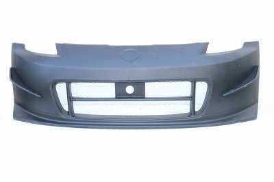 VIS Racing - 2003-2008 Nissan 350Z 2Dr Techno R 2 Front Bumper w/ Canards - Image 5