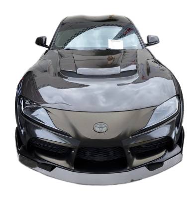 VIS Racing - Double Sided Carbon Fiber Hood VRS Style for Toyota Supra GR 2020-2023 - Image 4