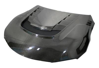 VRS Style Double-Sided Hybrid Carbon Fiber Hood for Toyota Supra GR 2020-2024