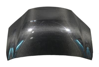 VIS Racing - Carbon Micro Weave Hood OEM Style for Toyota Prius 2023-2024 - Image 2