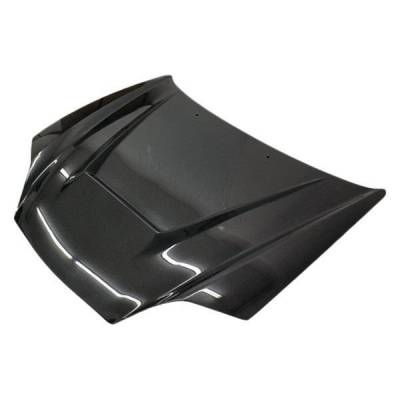 VIS Racing - Carbon Fiber Hood Invader Style for Hyundai Tiburon 2DR 2003-2006 - Image 3