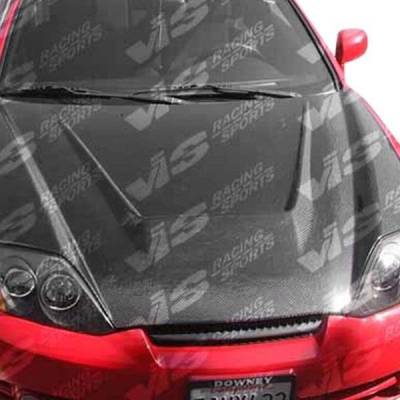 VIS Racing - Carbon Fiber Hood Invader Style for Hyundai Tiburon 2DR 2003-2006 - Image 4