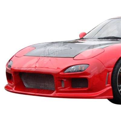 VIS Racing - Carbon Fiber Hood OEM Style for Mazda RX7 2DR 1993-1996 - Image 2