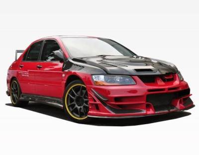 VIS Racing - Carbon Fiber Hood JC Style for Mitsubishi EVO 8 4DR 2003-2005 - Image 12