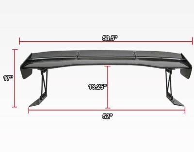 VIS Racing - Carbon Fiber Spoiler VTX Style for Mitsubishi Evo8 4DR 2003-2007 - Image 12