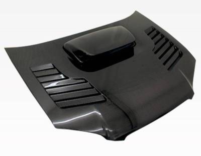 VIS Racing - Carbon Fiber Hood Tracer Style for Subaru WRX 4DR 2004-2005 - Image 9