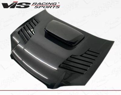 VIS Racing - Carbon Fiber Hood Tracer Style for Subaru WRX 4DR 2004-2005 - Image 13