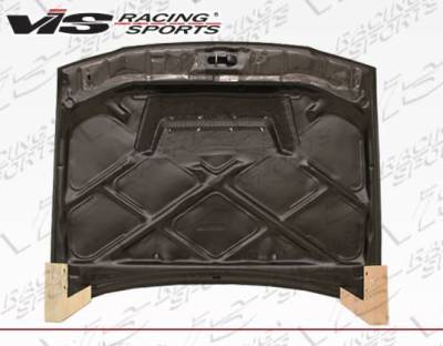 VIS Racing - Carbon Fiber Hood Invader Style for Toyota Corolla 4DR 1993-1997 - Image 4