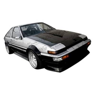 VIS Racing - Carbon Fiber Hood OEM Style for Toyota Corolla  2DR & Hatchback 1984-1987 - Image 2