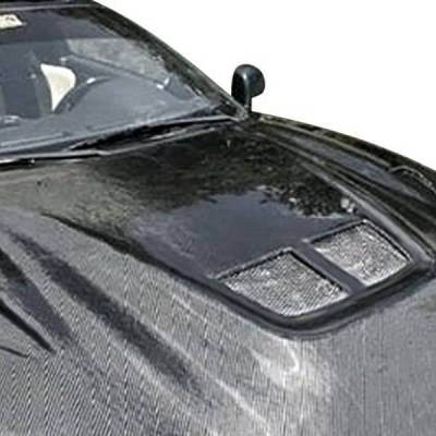 VIS Racing - Carbon Fiber Hood EVO Style for Toyota Yaris  Hatchback 2007-2013 - Image 4